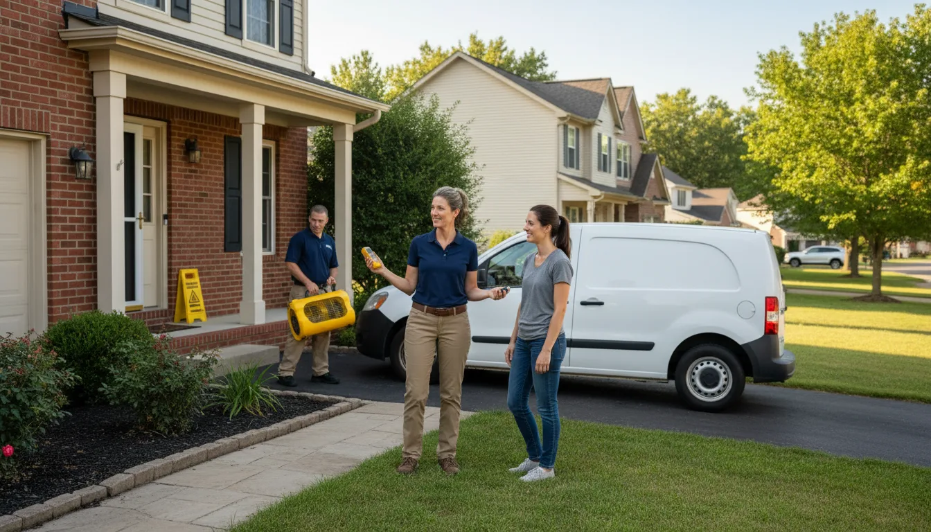 Water restoration image for Home Water Damage Repair in Lavaca, AR